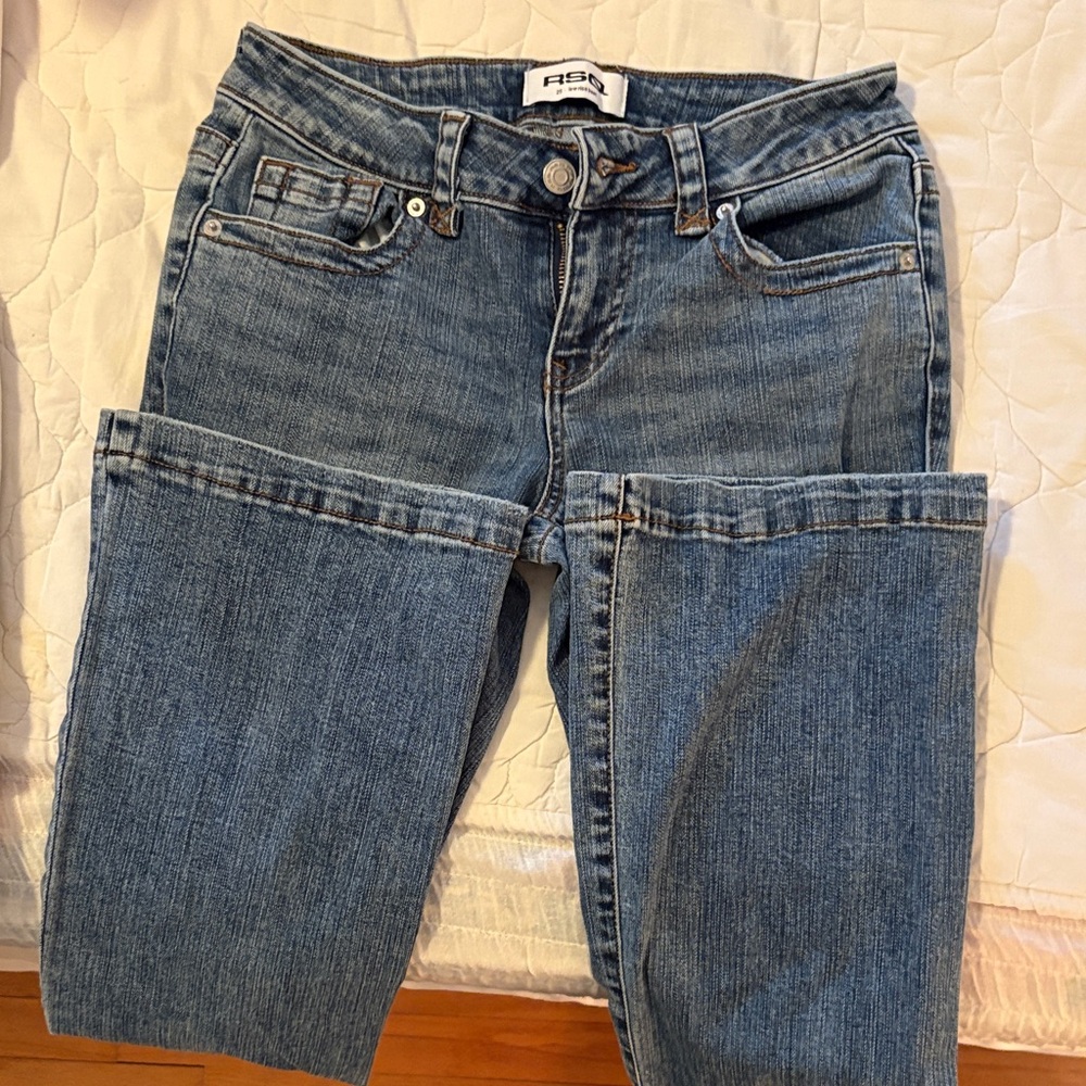 RSQ Classic Blue Denim Straight Jeans